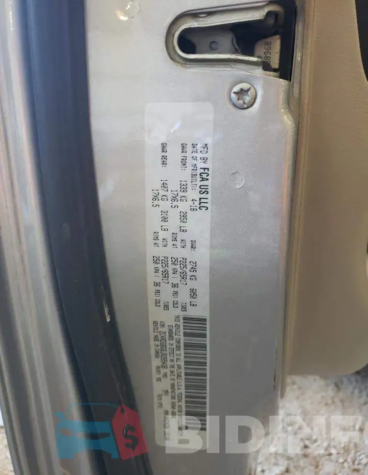 2C4RDGBG8JR285438 Photo# 10