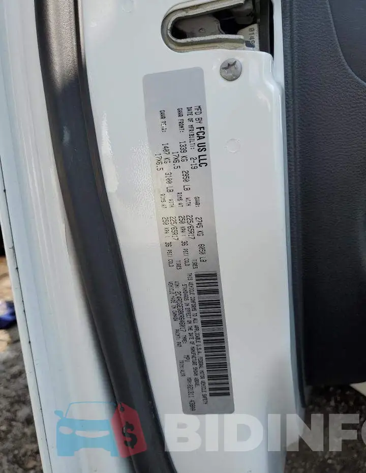 2C4RDGEG8KR646017 Photo# 10