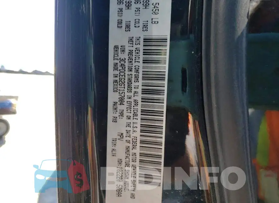 3C4PDCEG2GT157004 Photo# 10