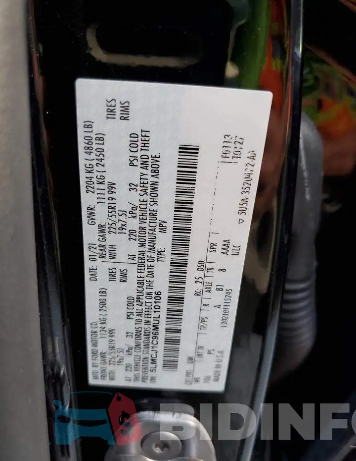 5LMCJ1C96MUL10106 Photo# 10