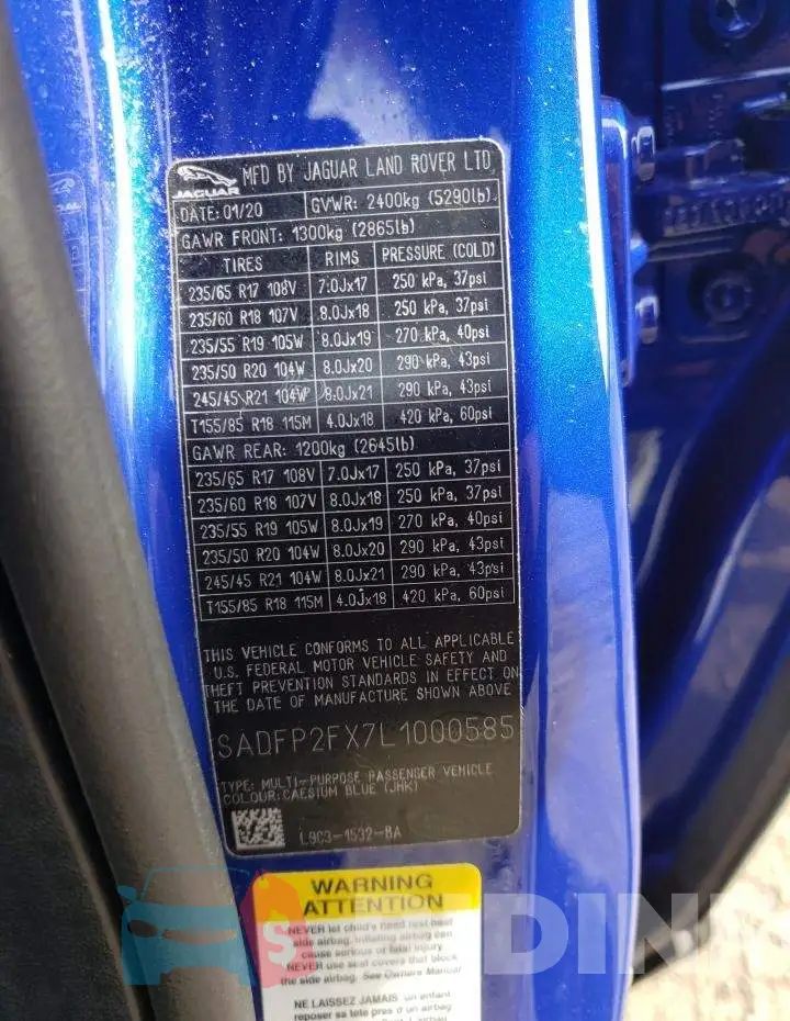 SADFP2FX7L1000585 Photo# 10