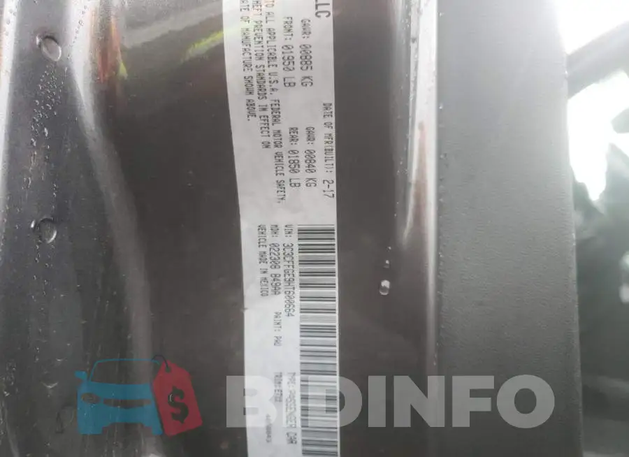3C3CFFGE9HT600664 Photo# 10