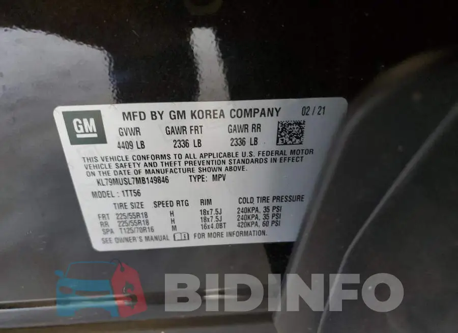 KL79MUSL7MB149846 Photo# 10