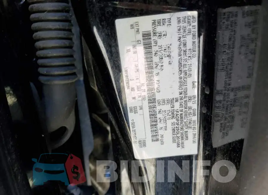 1FADP3F25GL201088 Photo# 10