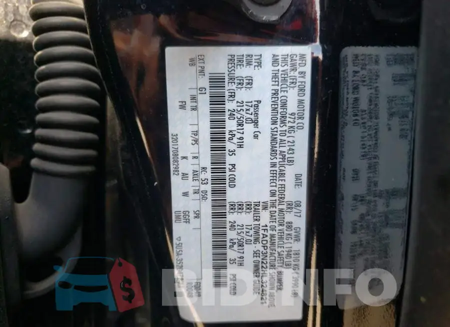 1FADP3N22HL324821 Photo# 10