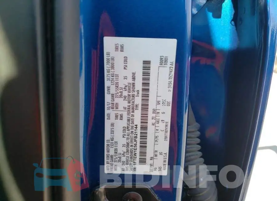 1FTEW1E56JFB21144 Photo# 10