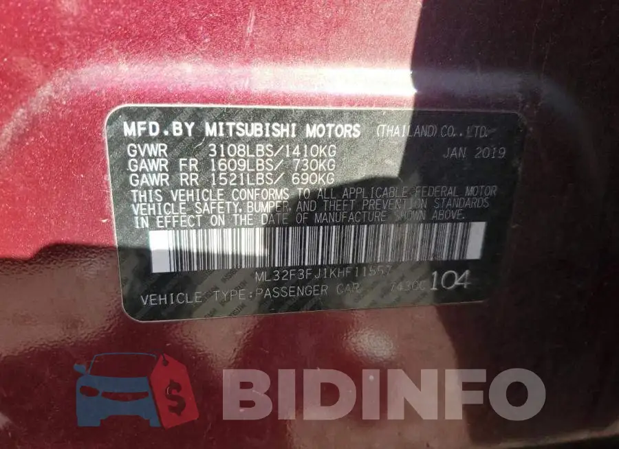 ML32F3FJ1KHF11557 Photo# 10