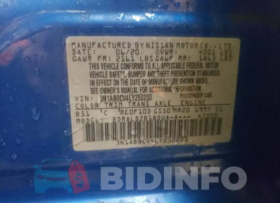 3N1AB8CV4LY250200 Photo# 10