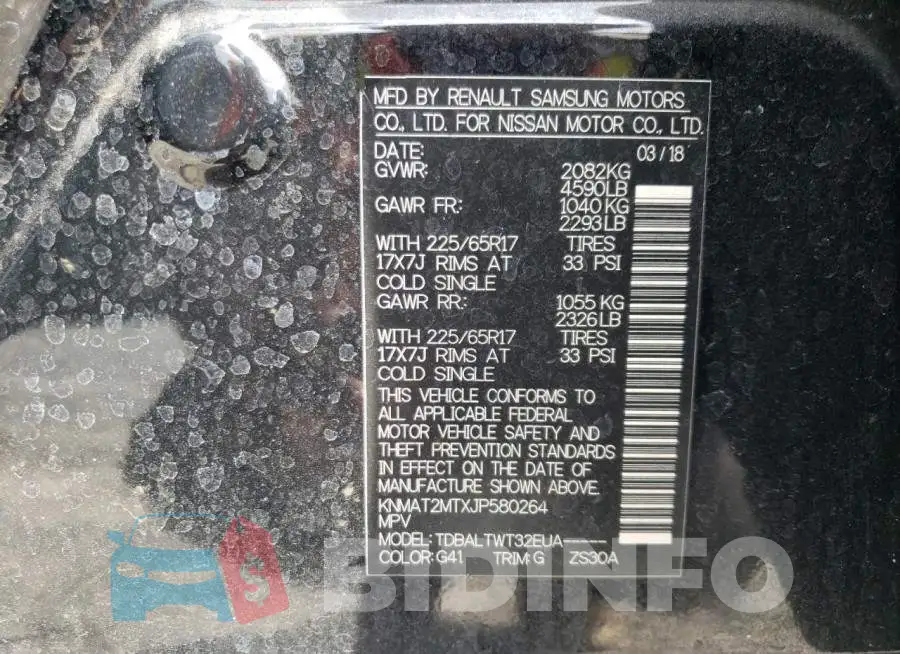 KNMAT2MTXJP580264 Photo# 10