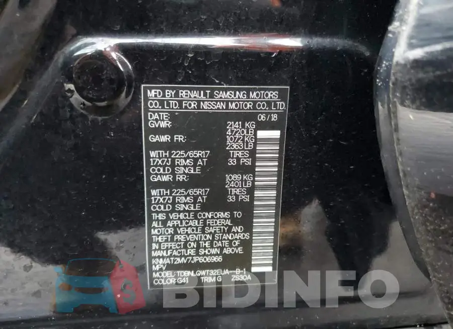 KNMAT2MV7JP606966 Photo# 13