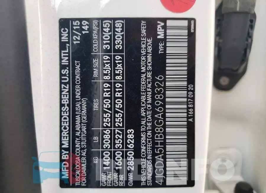 4JGDA5HB8GA698326 Photo# 10