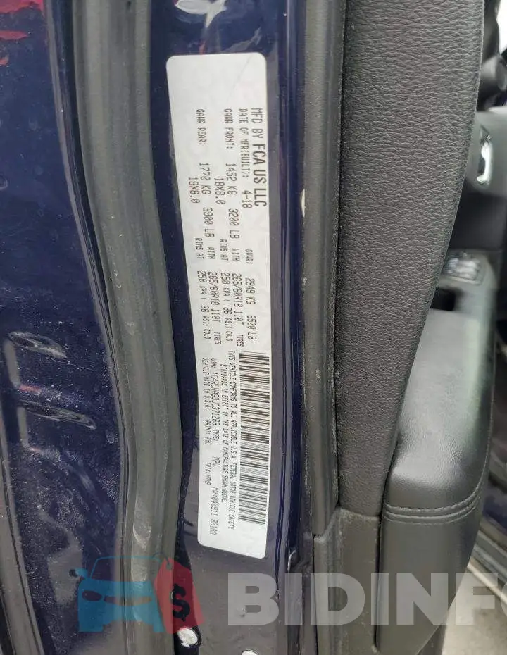 1C4RDHAG3JC371269 Photo# 10