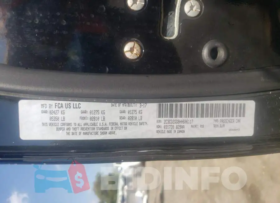 2C3CDZGG8HH606117 Photo# 10