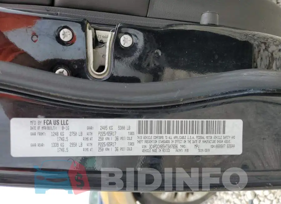3C4PDCAB5HT507656 Photo# 10