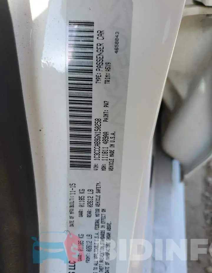 1C3CCCAB9GN150258 Photo# 10