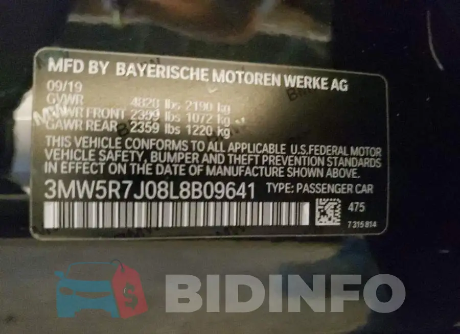 3MW5R7J08L8B09641 Photo# 10
