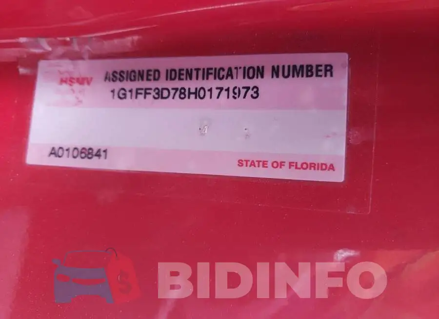 1G1FF3D78H0171973 Photo# 12