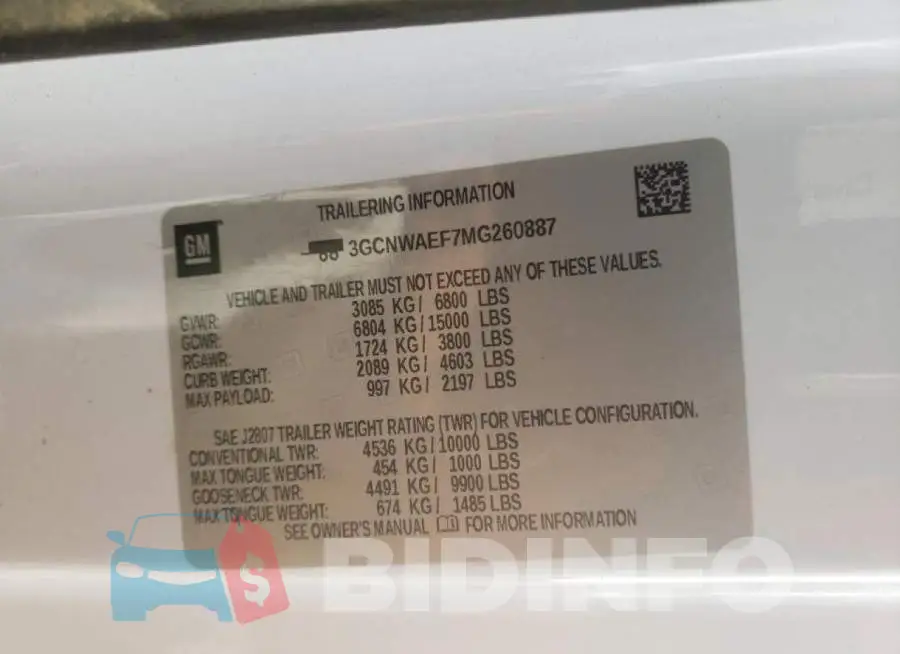 3GCNWAEF7MG260887 Photo# 12