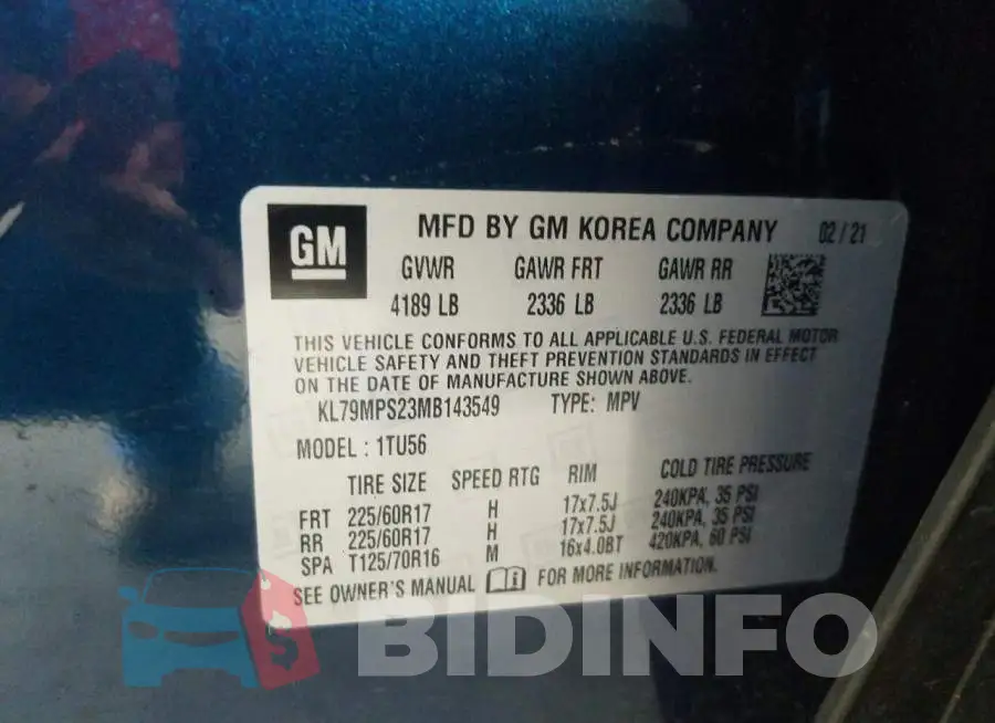 KL79MPS23MB143549 Photo# 10