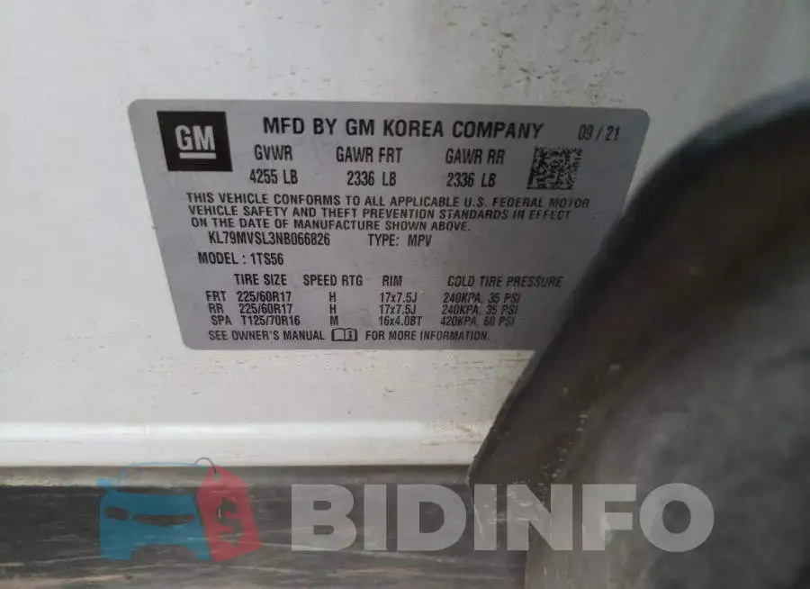 KL79MVSL3NB066826 Photo# 10