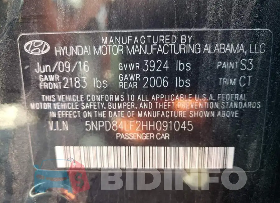 5NPD84LF2HH091045 Photo# 10