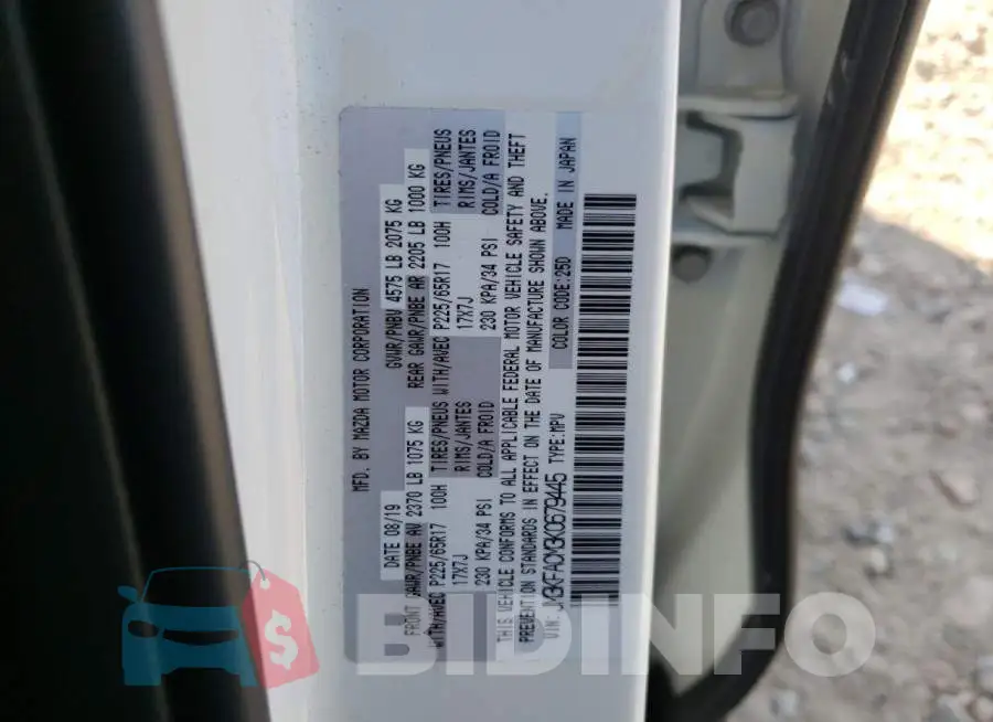 JM3KFACM3K0679445 Photo# 10