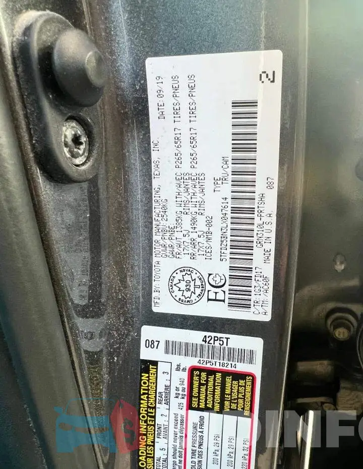 5TFDZ5BN3LX047614 Photo# 9