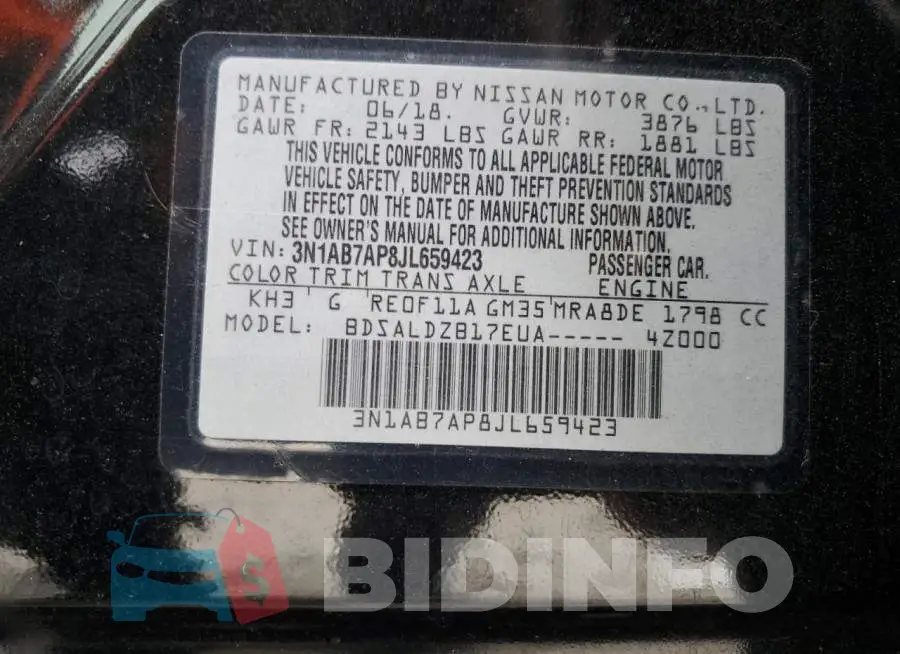 3N1AB7AP8JL659423 Photo# 10