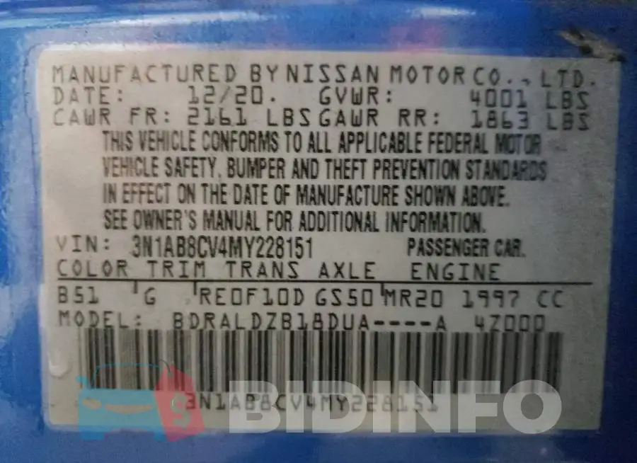 3N1AB8CV4MY228151 Photo# 10
