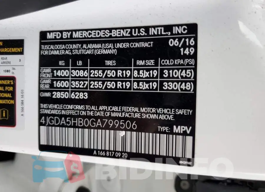 4JGDA5HB0GA799506 Photo# 10