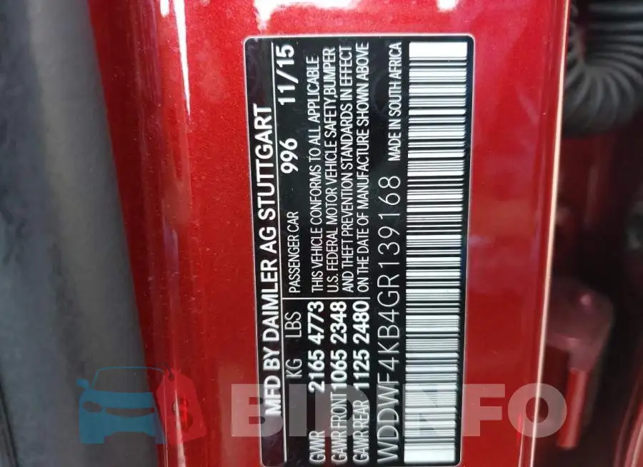 WDDWF4KB4GR139168 Photo# 12