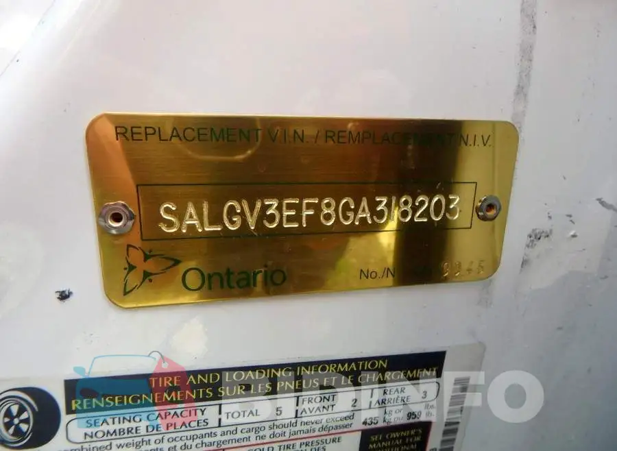 SALGV3EF8GA318203 Photo# 3