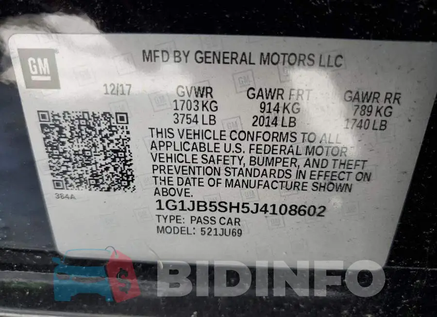 1G1JB5SH5J4108602 Photo# 10