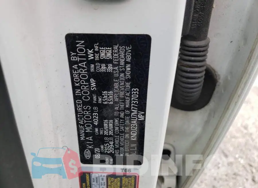 KNDJ23AU7M7737033 Photo# 10