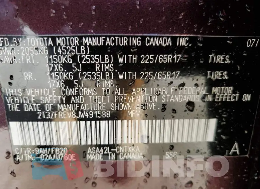 2T3ZFREV8JW491588 Photo# 10