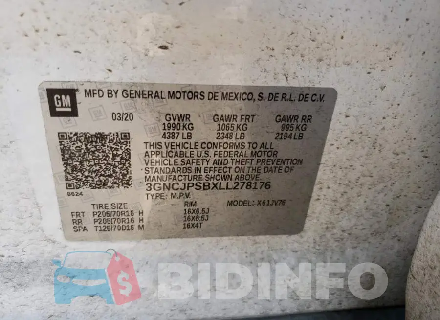 3GNCJPSBXLL278176 Photo# 10
