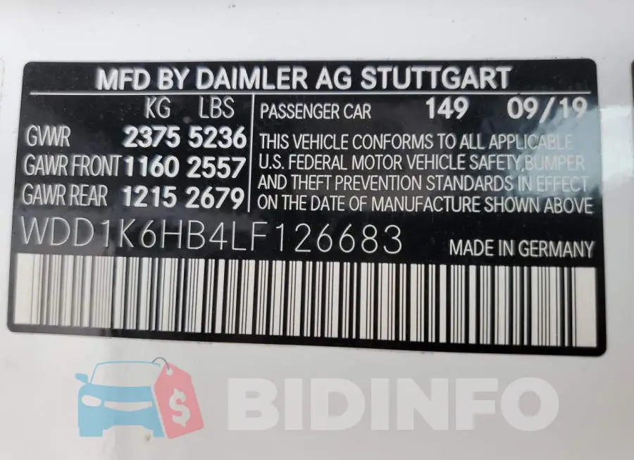 WDD1K6HB4LF126683 Photo# 10
