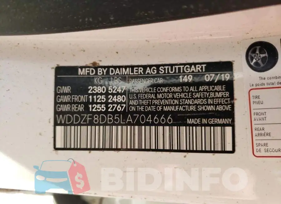 WDDZF8DB5LA704666 Photo# 10