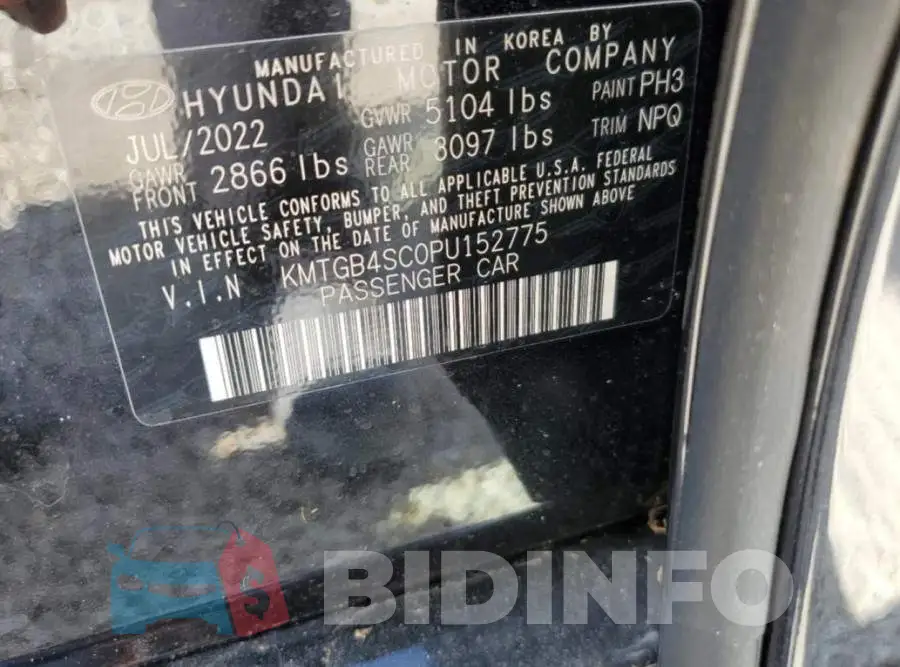 KMTGB4SC0PU152775 Photo# 10