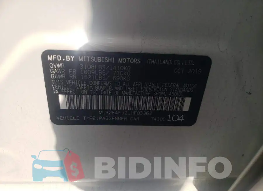 ML32F4FJ2LHF03362 Photo# 10