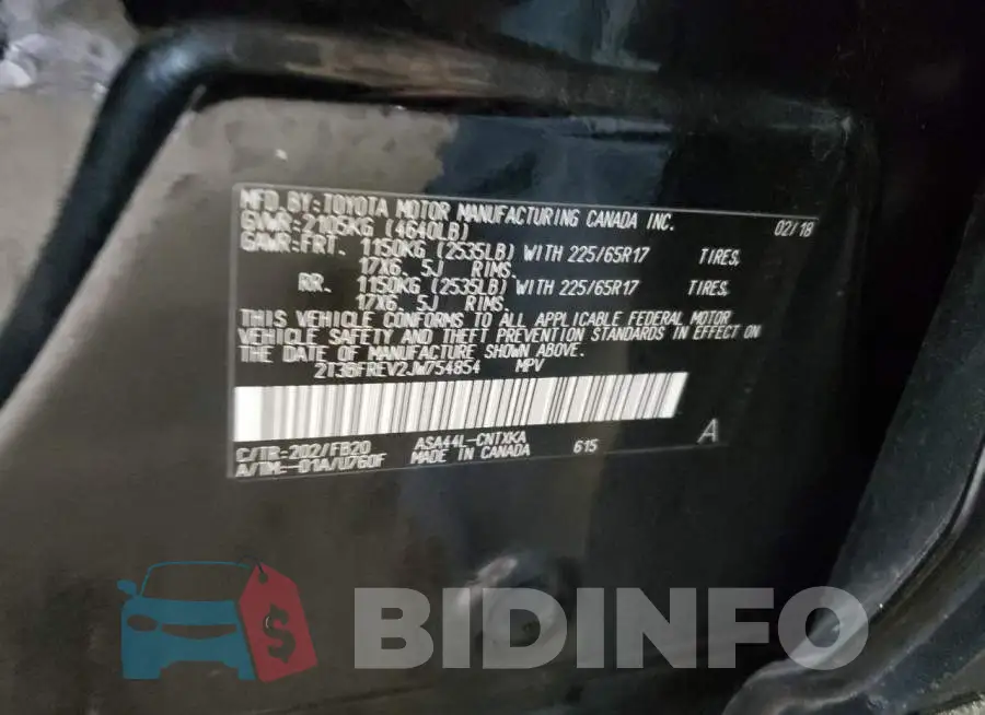 2T3BFREV2JW754854 Photo# 10
