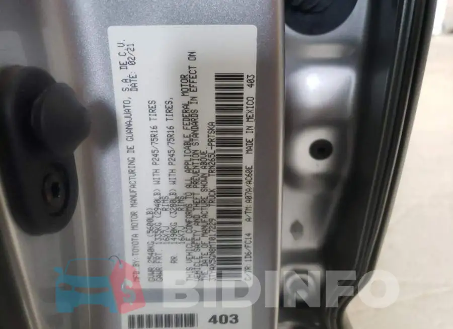 3TYAX5GN8MT017229 Photo# 10
