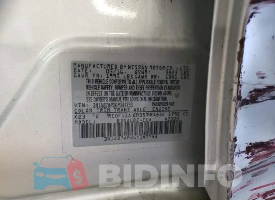 3N1AB7AP2GY247753 Photo# 10