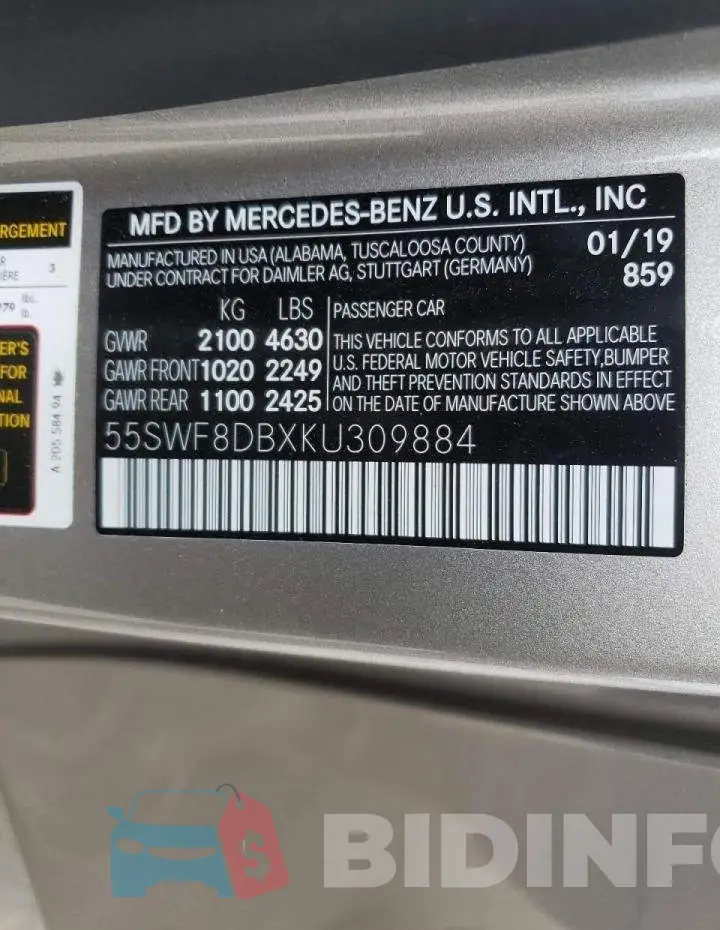 55SWF8DBXKU309884 Photo# 10