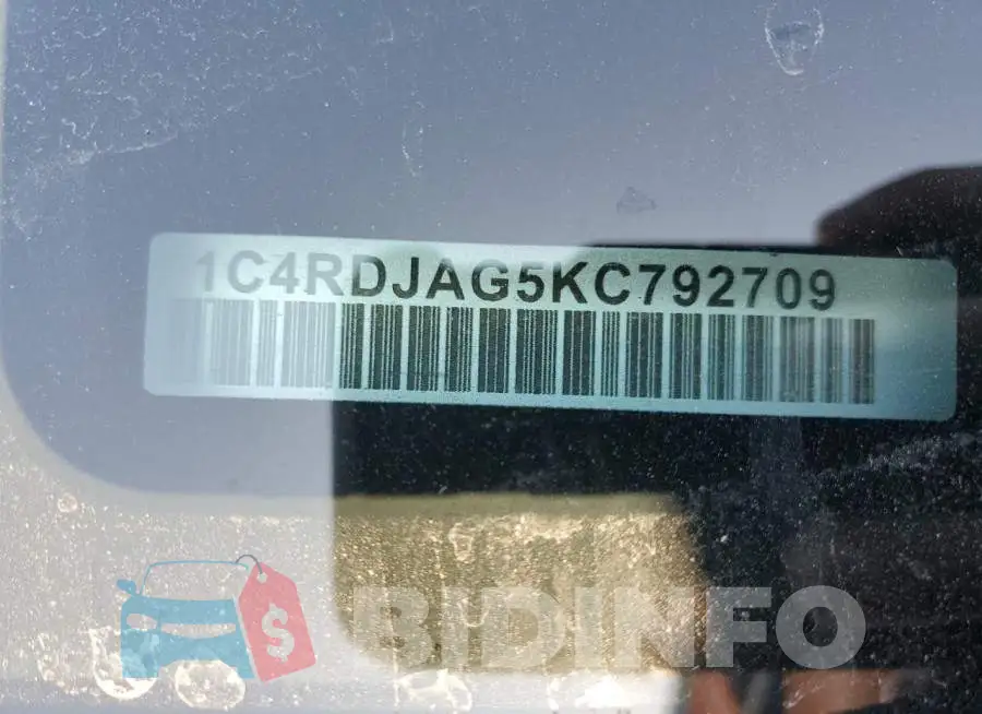 1C4RDJAG5KC792709 Photo# 13