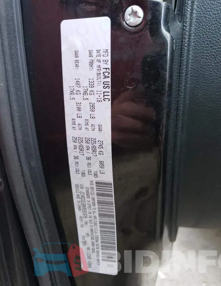 2C4RDGEG8KR591679 Photo# 10