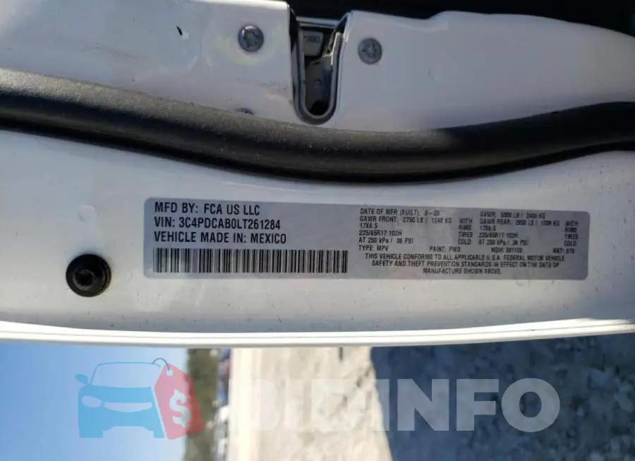 3C4PDCAB0LT261284 Photo# 10