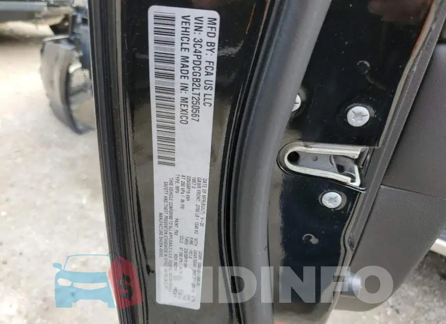 3C4PDCGB2LT250567 Photo# 10