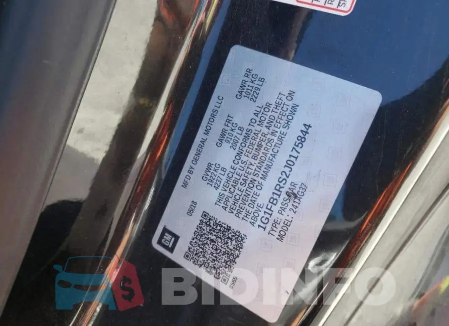 1G1FB1RS2J0175844 Photo# 10