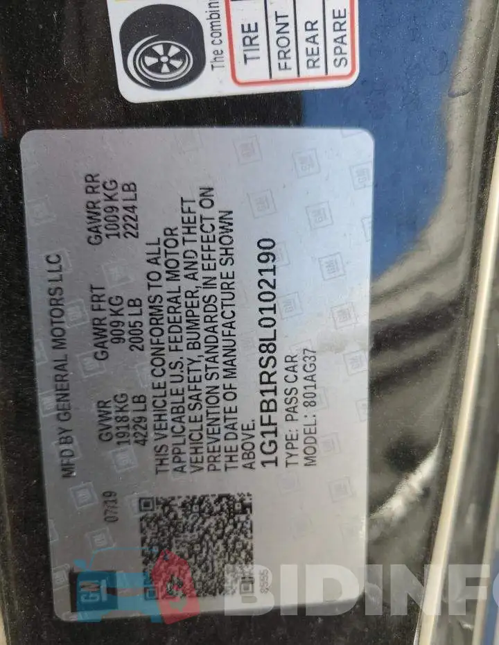 1G1FB1RS8L0102190 Photo# 10